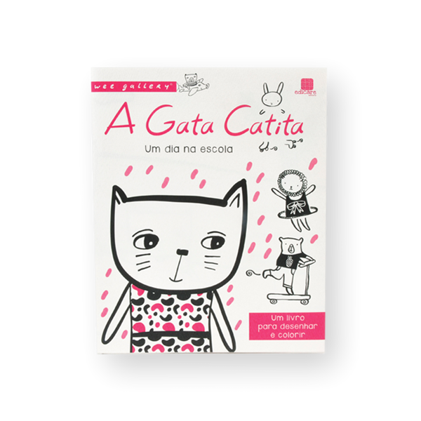 A GATA CATITA - DESENHAR E COLORIR
