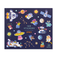 160 STICKERS SPACE