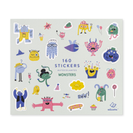 160 STICKERS MONSTERS