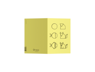 POSTCARD - I CAN'T DRAW - YELLOW