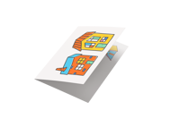 POSTCARD - HOUSES - TWO
