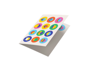 POSTCARD - MEMO FACES - WHITE