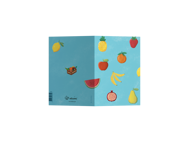 POSTCARD - 10 CUBES - FRUITS