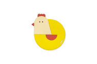 BABY TEETHER — HEN